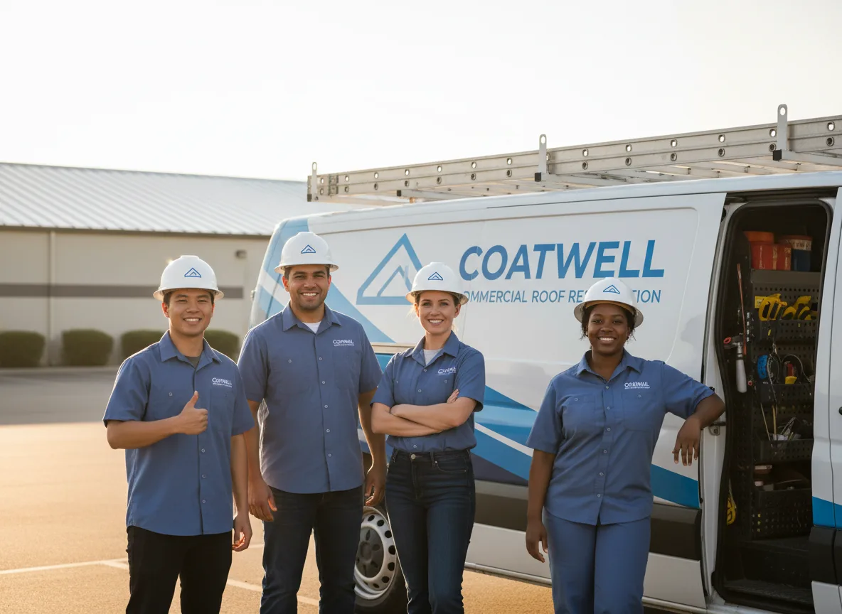 Commercial roof coating company in Garden City, MO
